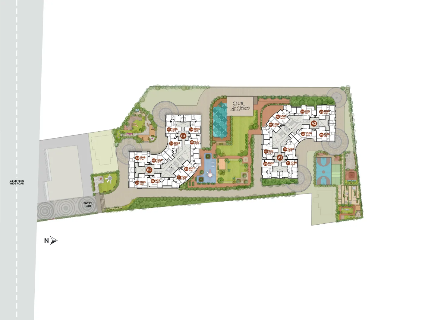 Palladio La Viento Master Layout